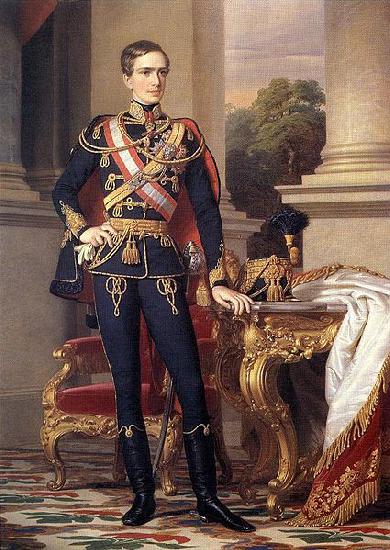 Barabas Miklos Portrait of Emperor Franz Joseph I oil painting picture